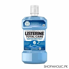 Listerine Advanced Tartar Control Antiseptic Arctic Mint Mouthwash, 500ml