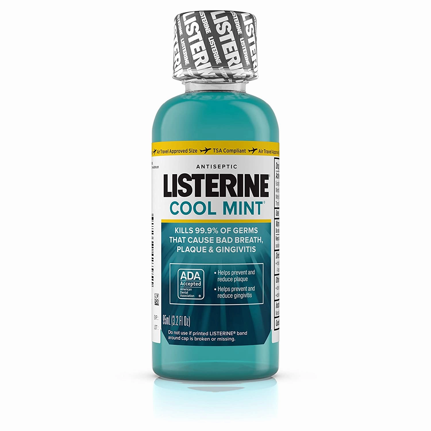 Listerine Antiseptic Mouthwash Cool Mint - 3.2oz/12pk