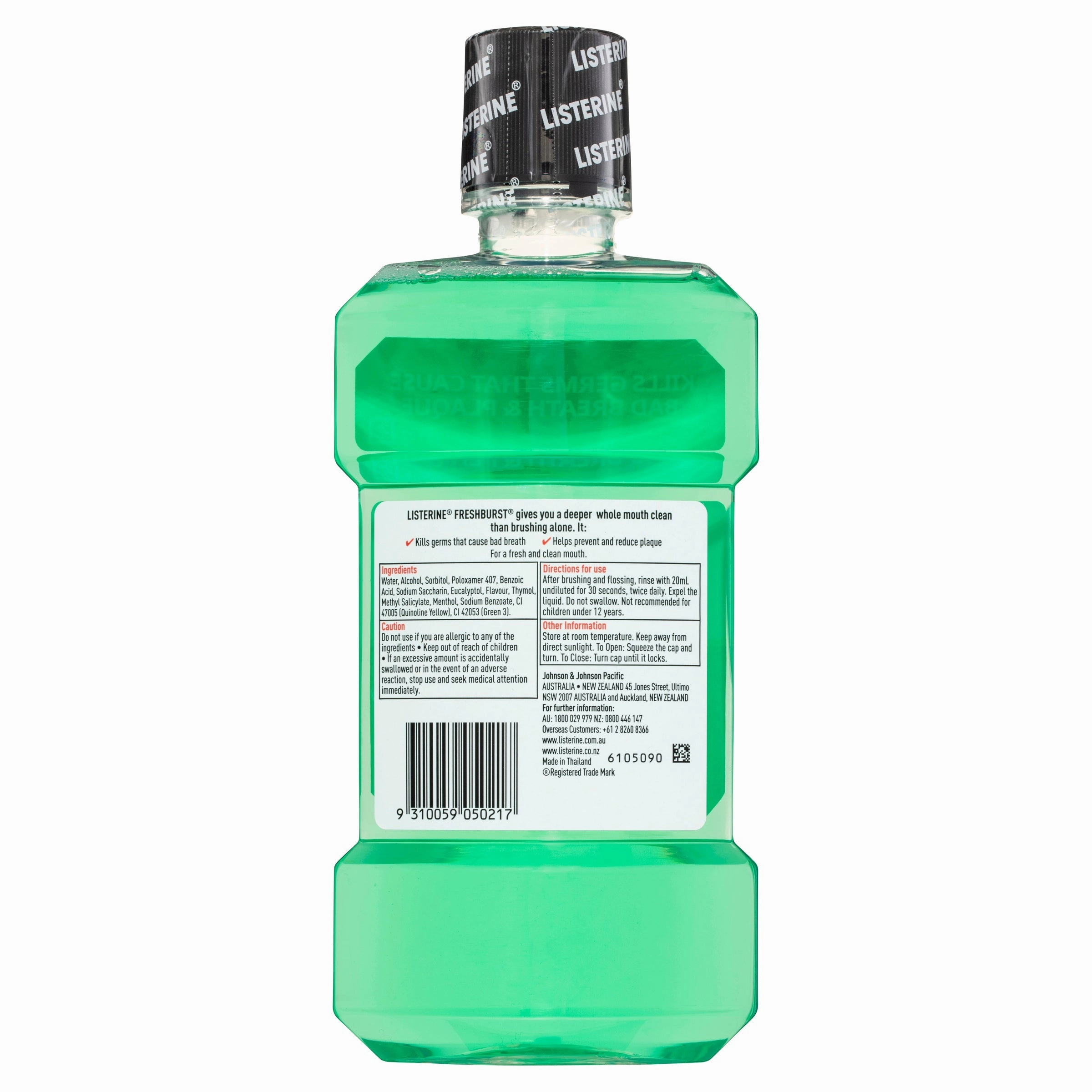 LISTERINE FreshBurst Antiseptic Mouthwash 500mL