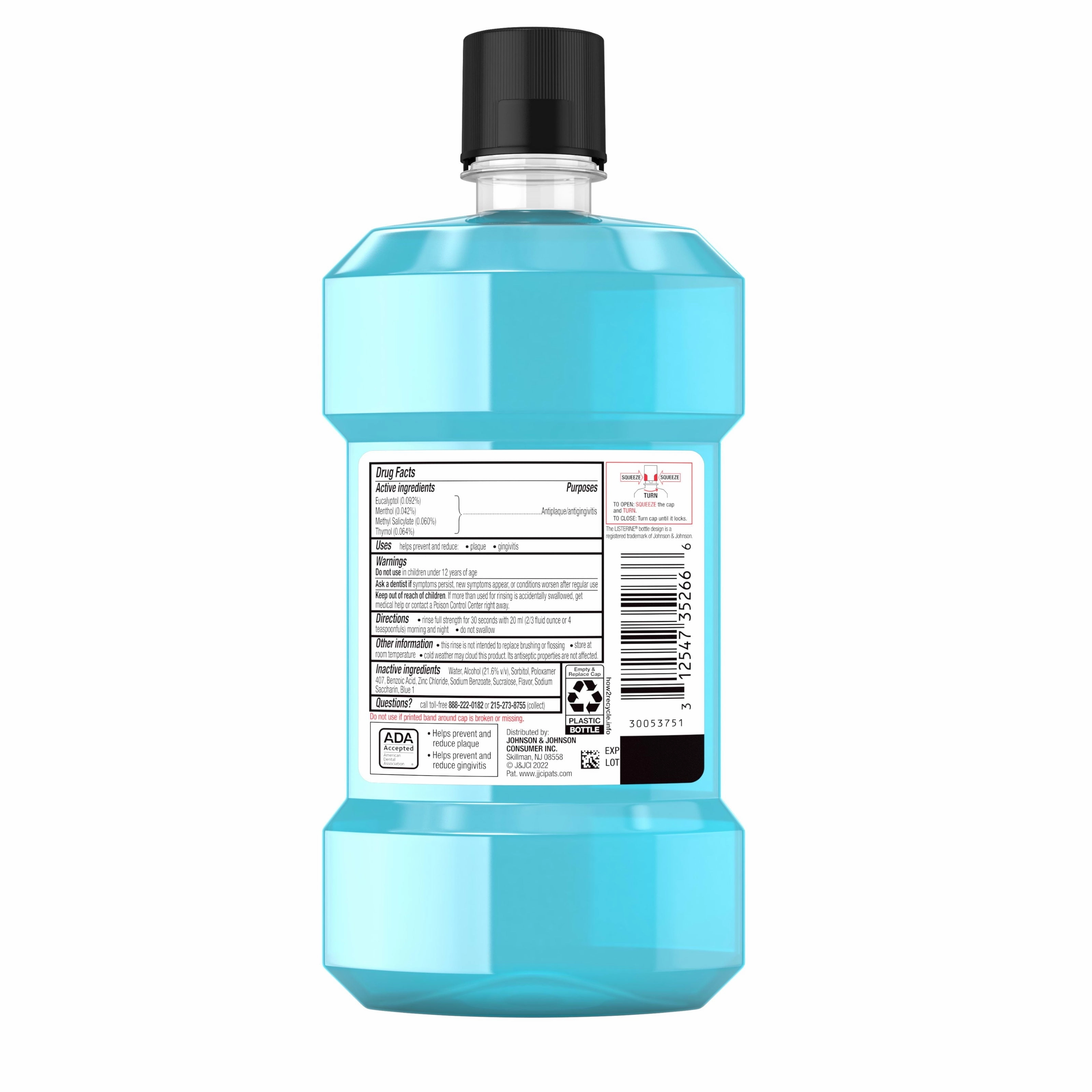 Listerine Gum Therapy Anti-Gingivitis Mouthwash Glacier Mint 500 mL NEW