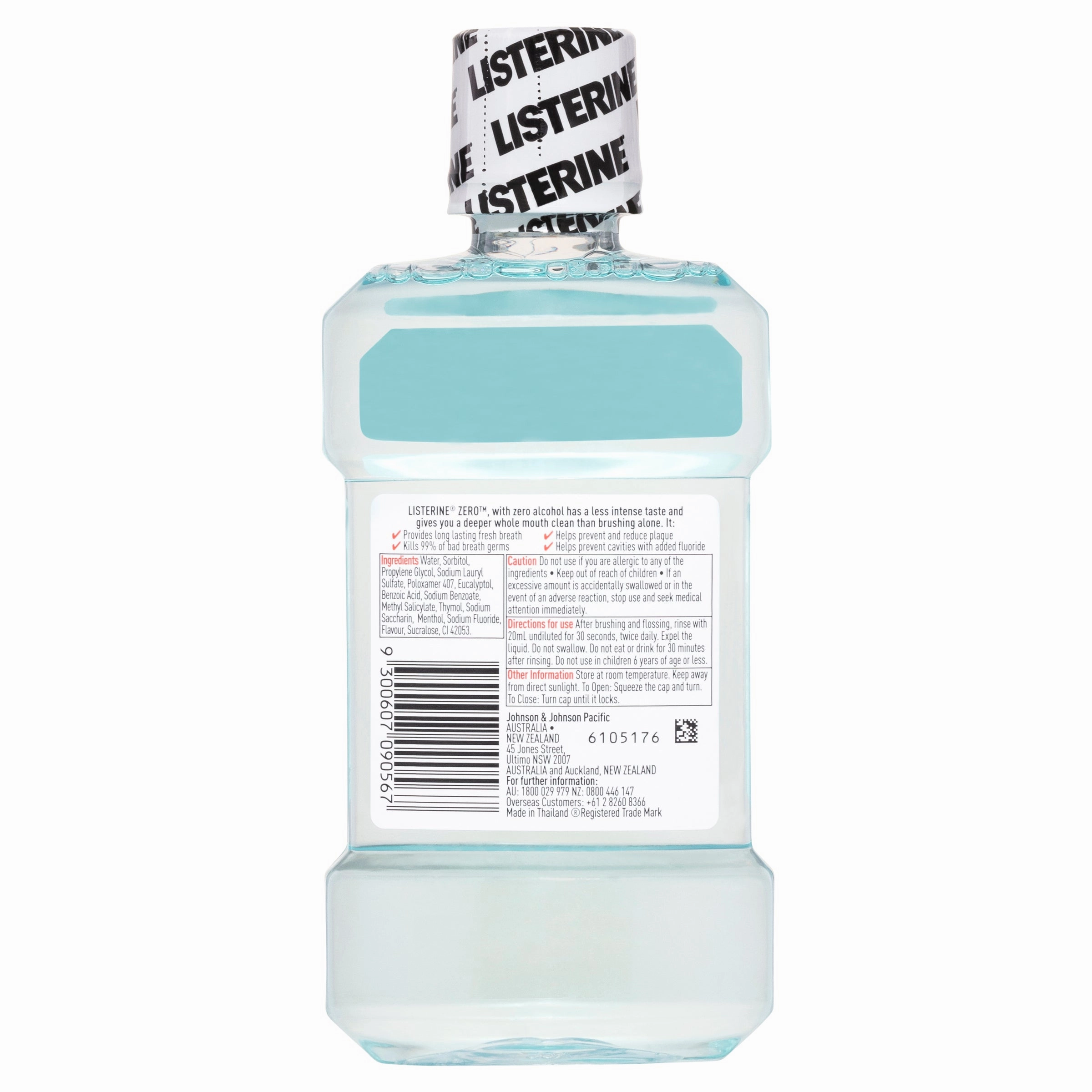 Listerine Mouthwash Zero 250ml