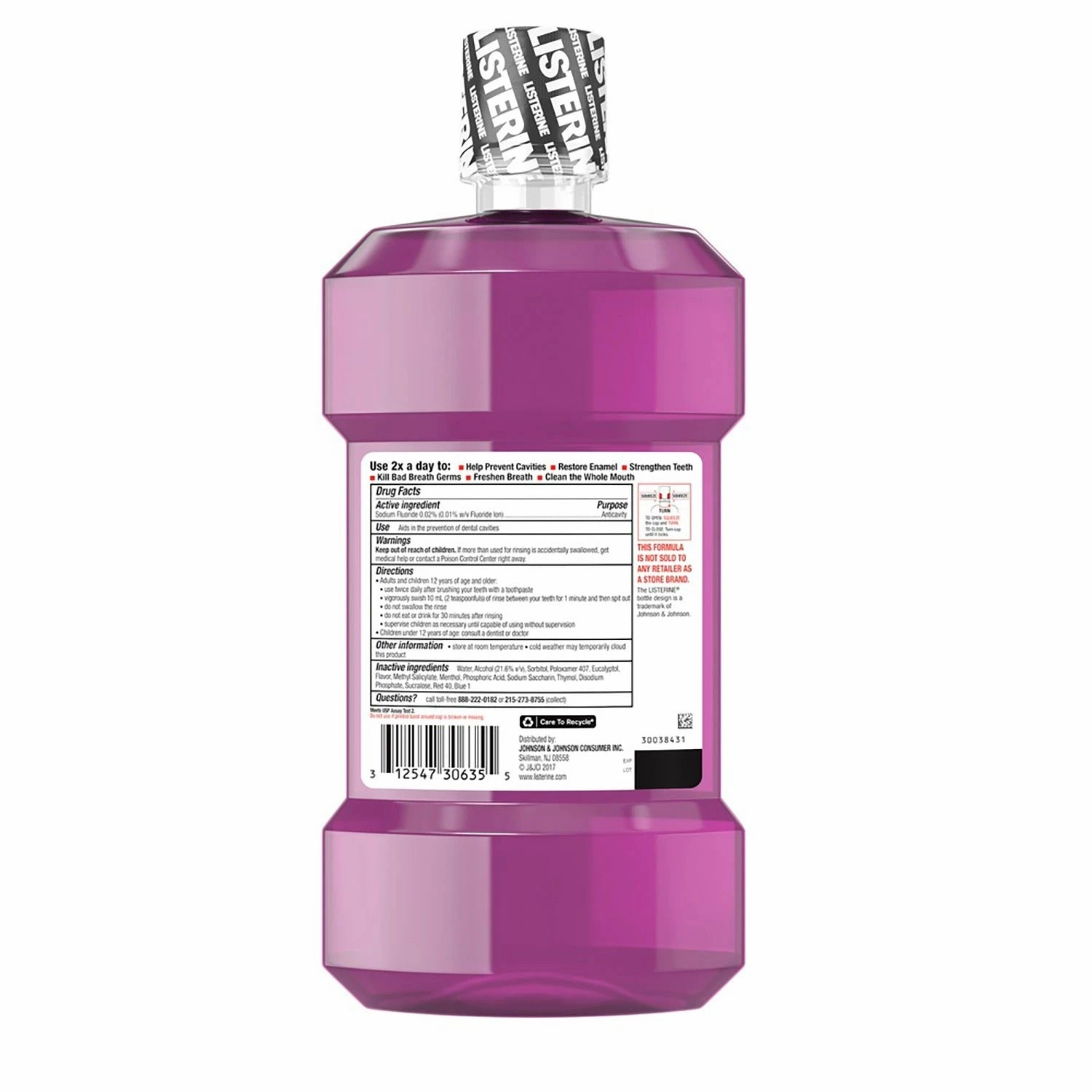 Listerine Total Care Mouthwash Fresh Mint - 33.8oz/3pk