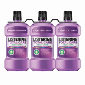 Listerine Total Care Mouthwash Fresh Mint - 33.8oz/3pk