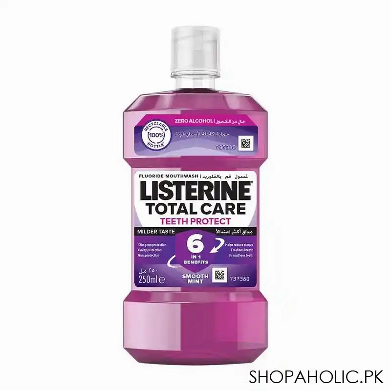 Listerine Total Care Zero Smooth Mint Mouthwash, 250ml