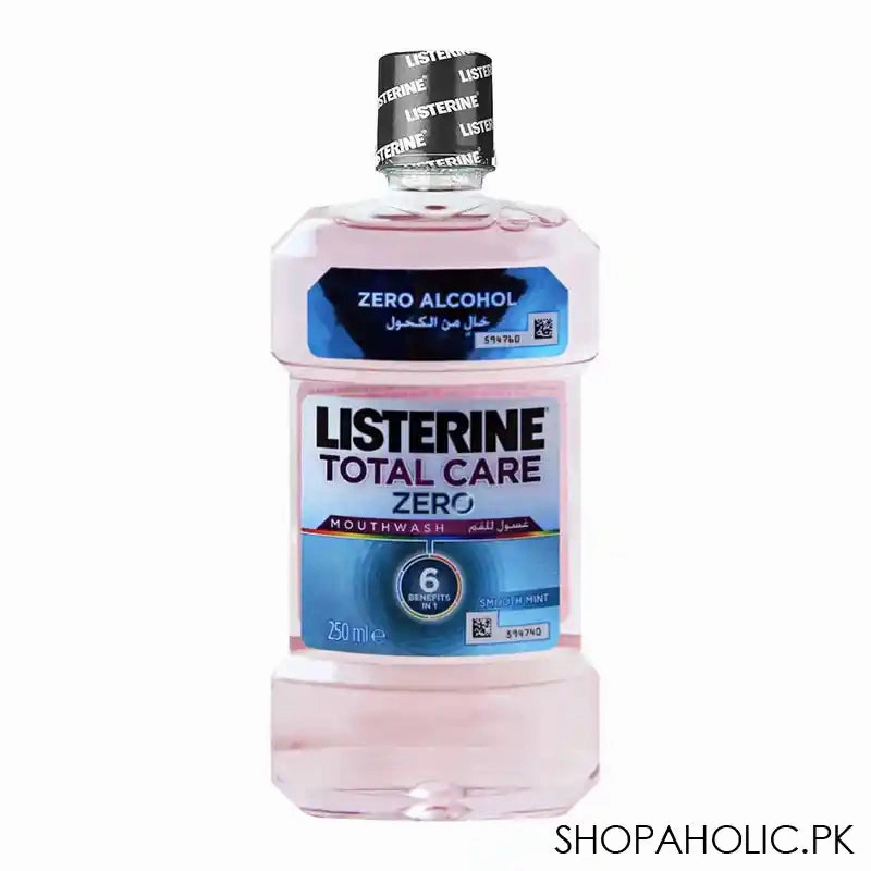 Listerine Total Care Zero Smooth Mint Mouthwash, 250ml