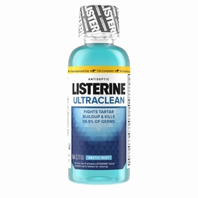 Listerine Ultraclean Arctic Mint Antiseptic Mouthwash, Travel Size