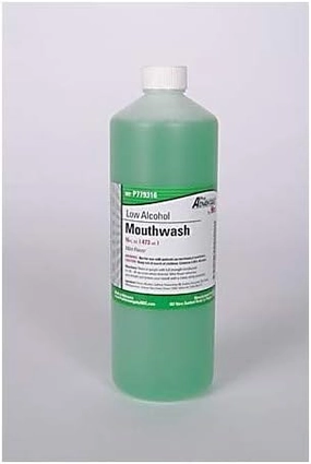Low Alcohol Mint Mouthwash, 16 oz, 12/cs (132 cs/PLT), Refreshing Flavor, Alcohol Free