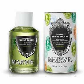 Marvis Strong Mint Mouthwash Concentrate, 4.1 oz | 120 ml