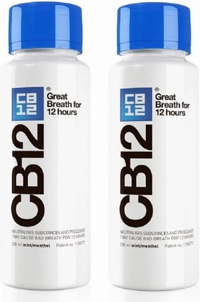 Mint Menthol Safe Breath Mouthwash (250ml) - Pack of 2