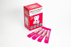 Mouthwash for Kids Alcohol Free, Surfactant Free, Preservative Free, Artificial Dye Free, Prevents Cavities, Gingivitis, Bad Breath, Strawberry 30 Sticks (0.37 Fl Oz (Pack of 30))