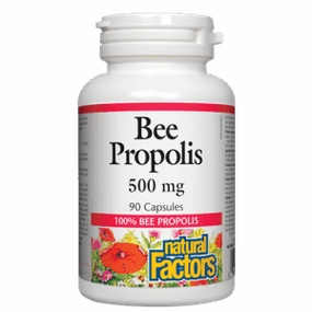 Natural factors - bee propolis, 500 mg, 90 capsules 90 caps