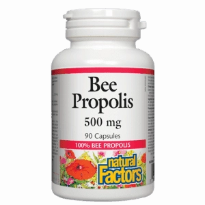 Natural factors - bee propolis, 500 mg, 90 capsules 90 caps