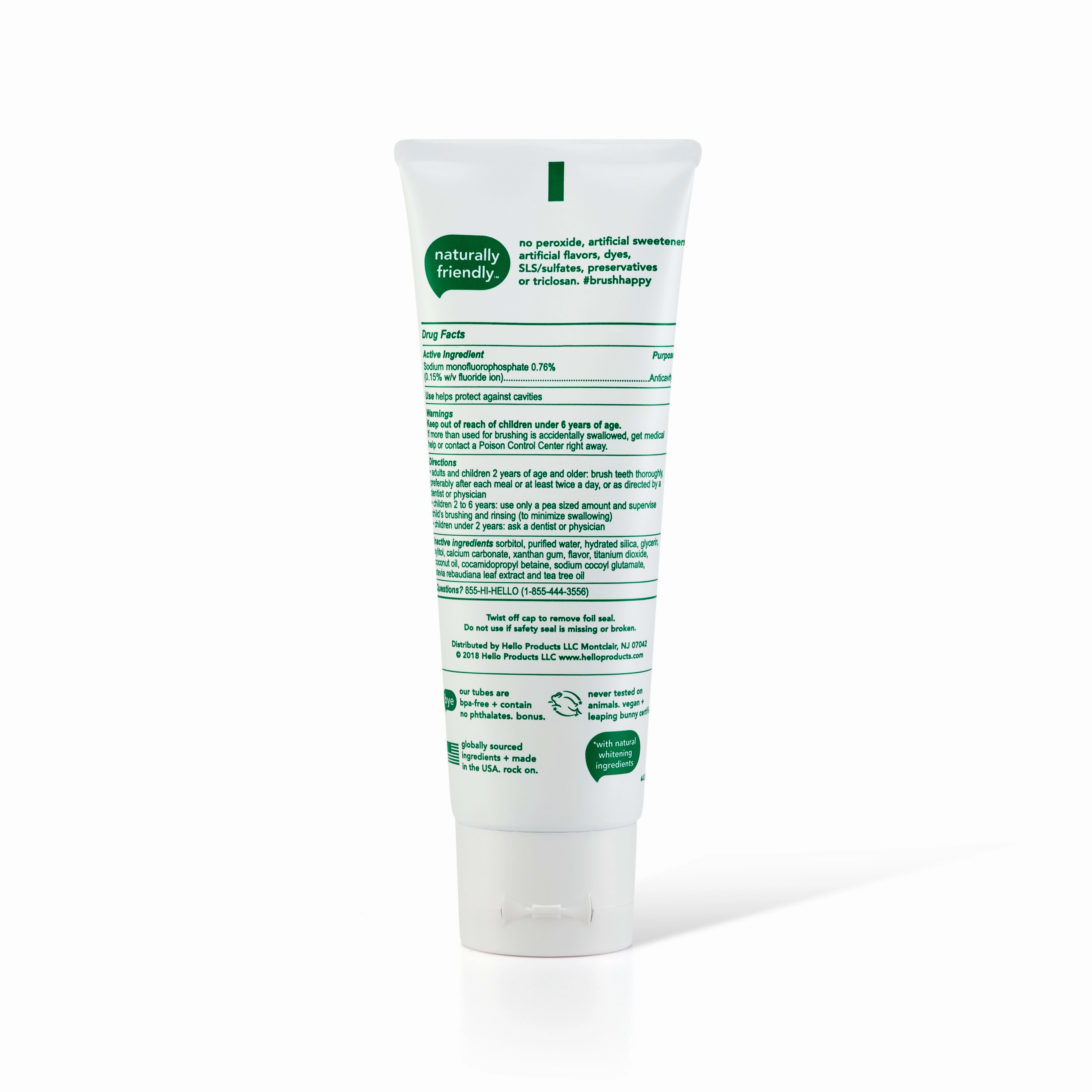 Naturally Whitening Fluoride Toothpaste
