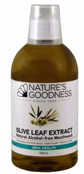 Nature's Goodness Olive Leaf Mouthwash 500ml