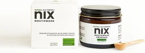Nix Eco Friendly Natural Mouthwash Crystals | Pleasant Minty Taste | Alcohol-Free | Kills Bad Breath