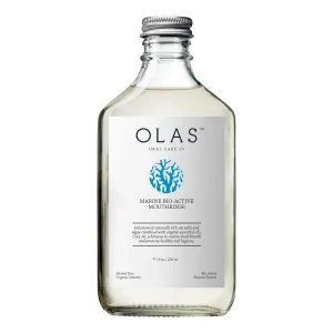 Olas Alcohol Free Mouthwash & Oral Rinse - Marine Bio-Active Mouth Rinse With Essential Oils & Antioxidants for a Healthy Oral Microbiome - Fluoride Free Natural Mouthwash (200 ml)