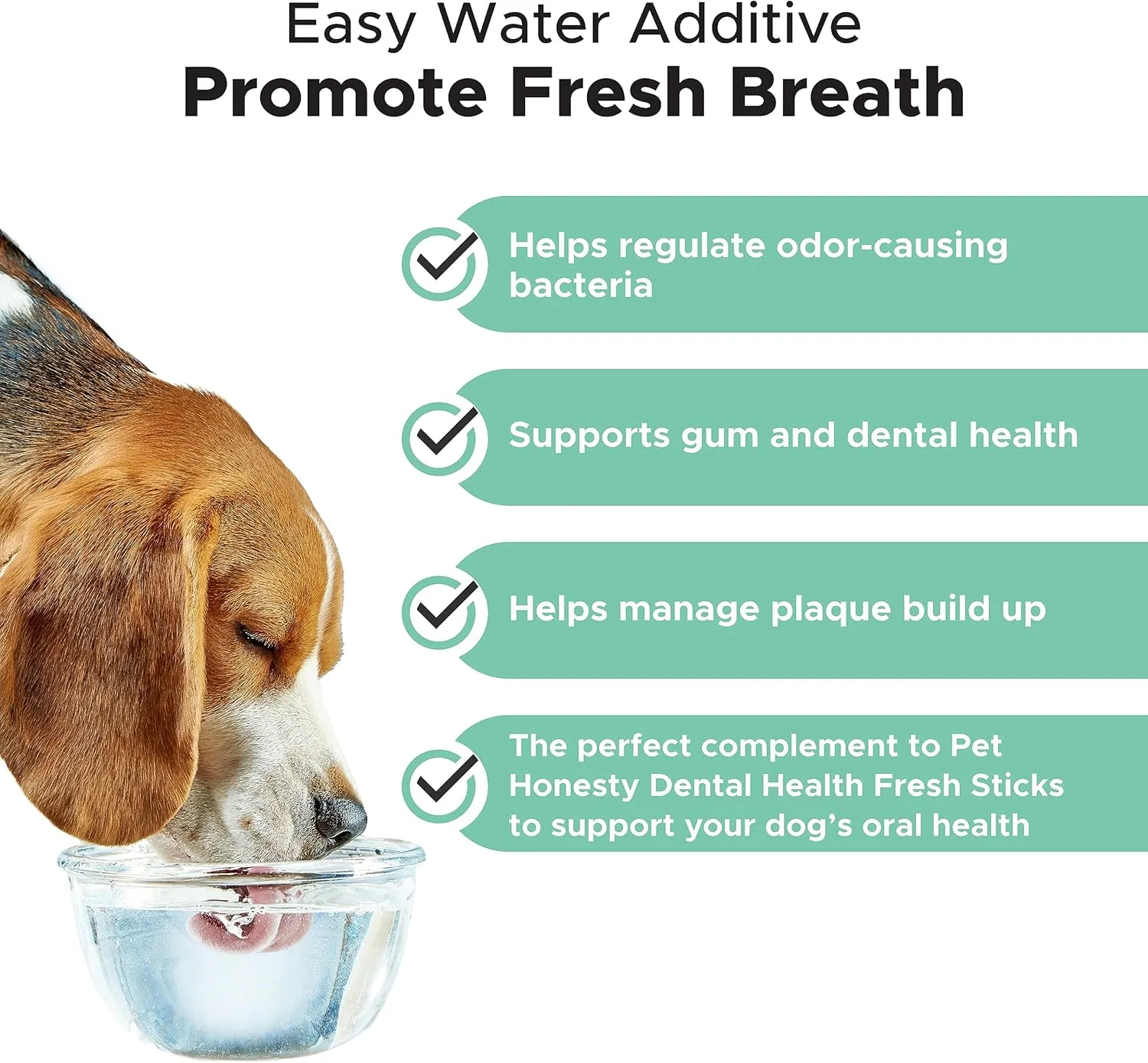 Oral Hygiene Dental Water Additive | Dog Mouthwash   Teeth Cleaning | Keeps Teeth   Gums Clean | Freshens Breath   Targets Plaque   Tartar - 8 oz
