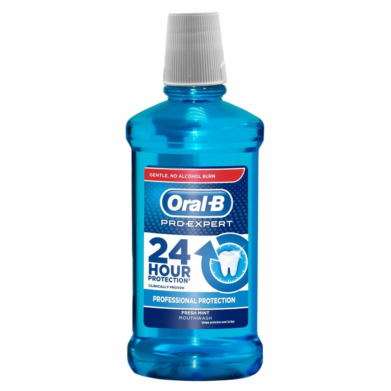 Oral-B Pro-Expert 24 Hour Professional Protection Fresh Mint Mouthwash, 500ml