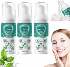 Oral Mouthwash - Teeth Mouthwash Foam, Teeth Total Care Mouthwash, Teeth Whitening Mouthwash, Oral Care Mouthwash Foam (3PC)