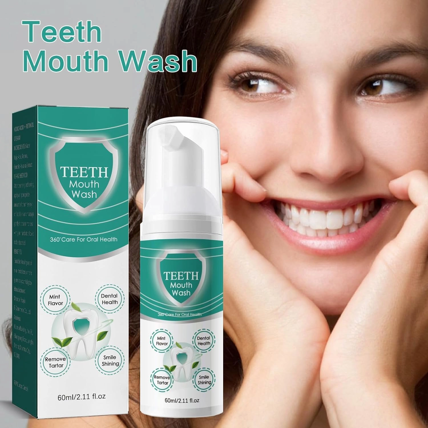 Oral Mouthwash - Teeth Mouthwash Foam, Teeth Total Care Mouthwash, Teeth Whitening Mouthwash, Oral Care Mouthwash Foam (3PC)