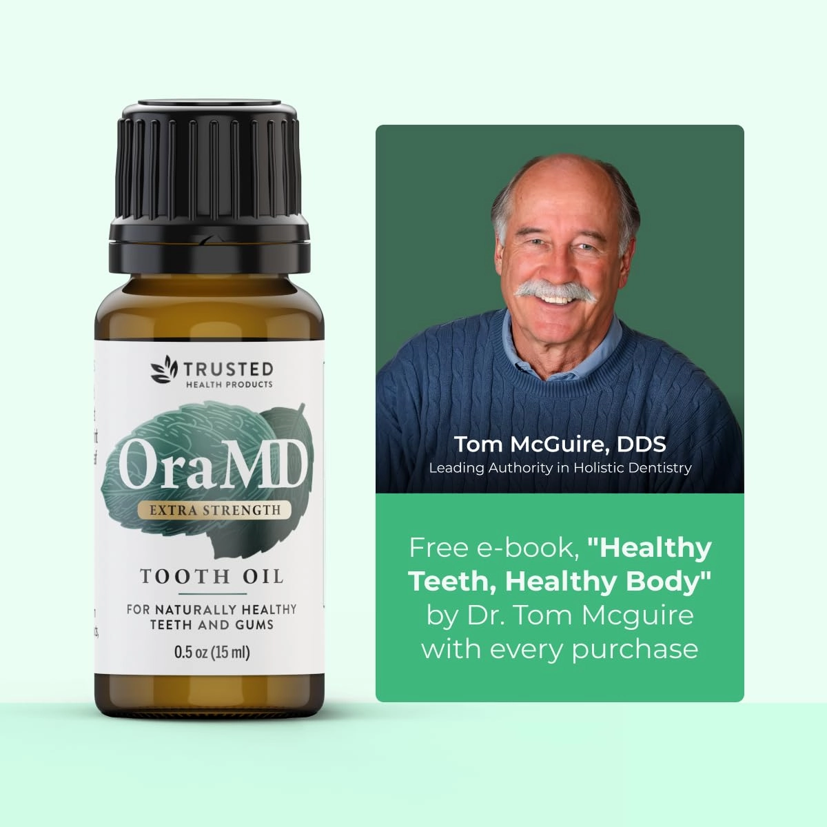 OraMD Extra Strength Peppermint Oil - Oral Care, Tooth Cleaning Agent, Adult