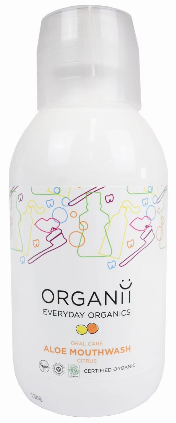 Organii Organic Citrus Mouthwash, 500 ML