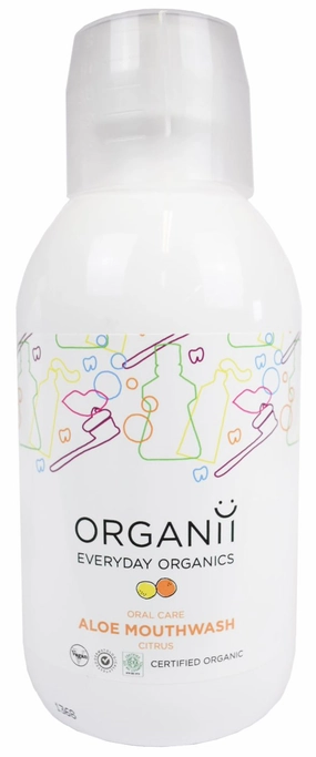 Organii Organic Citrus Mouthwash, 500 ML