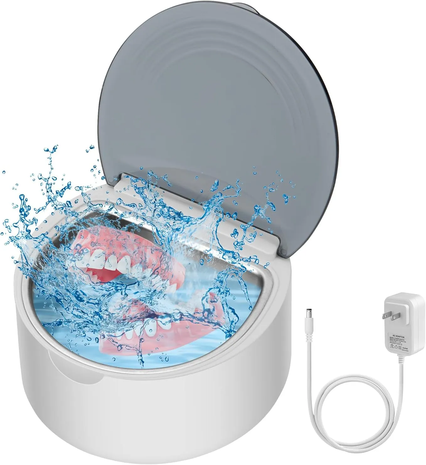 Professional Denture Cleaning Machine, Denture Cleaning,BlumWay Sonic Denture/Retainer/Aligner/Mouth Guard Cleaning, SUS304 Material 5 Mins Quick Cleanning