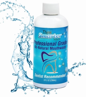 Professional Grade Mouthwash Alcohol Free, Oral Care Bad Breath Treatment, Hypochlorous Acid (HOCL) 80 ppm - Dentist Recommended for Plaque Removal & Gingivitis Prevention, 8 Oz