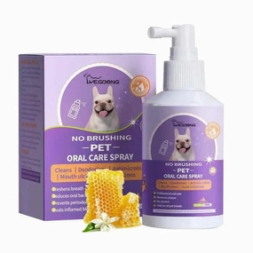 Rynx | 50ml Pet Oral Cleanse Spray Dogs Cats Clean Teeth Deodorant Prevent Tartar Remove Kittens Bad Breath Mouth Fresh Pet Supplies