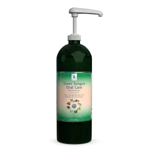Silver Tongue Oral Care - All Natural Colloidal Silver Mouthwash, 32 oz. with Pump