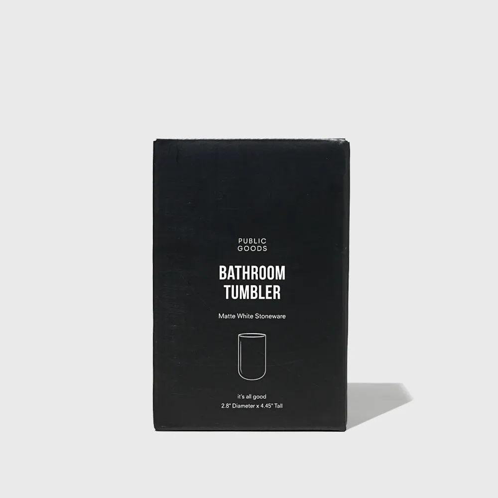 Stoneware Bathroom Tumbler