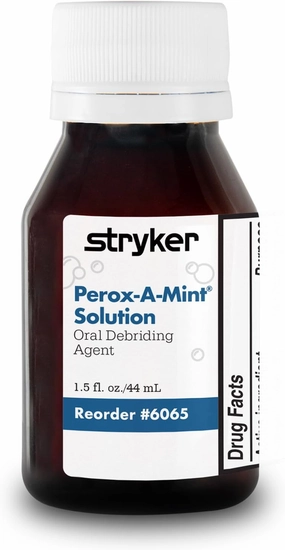 Stryker – Sage Perox-A-Mint Oral Rinse – 100 Bottles, 1.5 fl. oz. Each – Mint Mouthwash