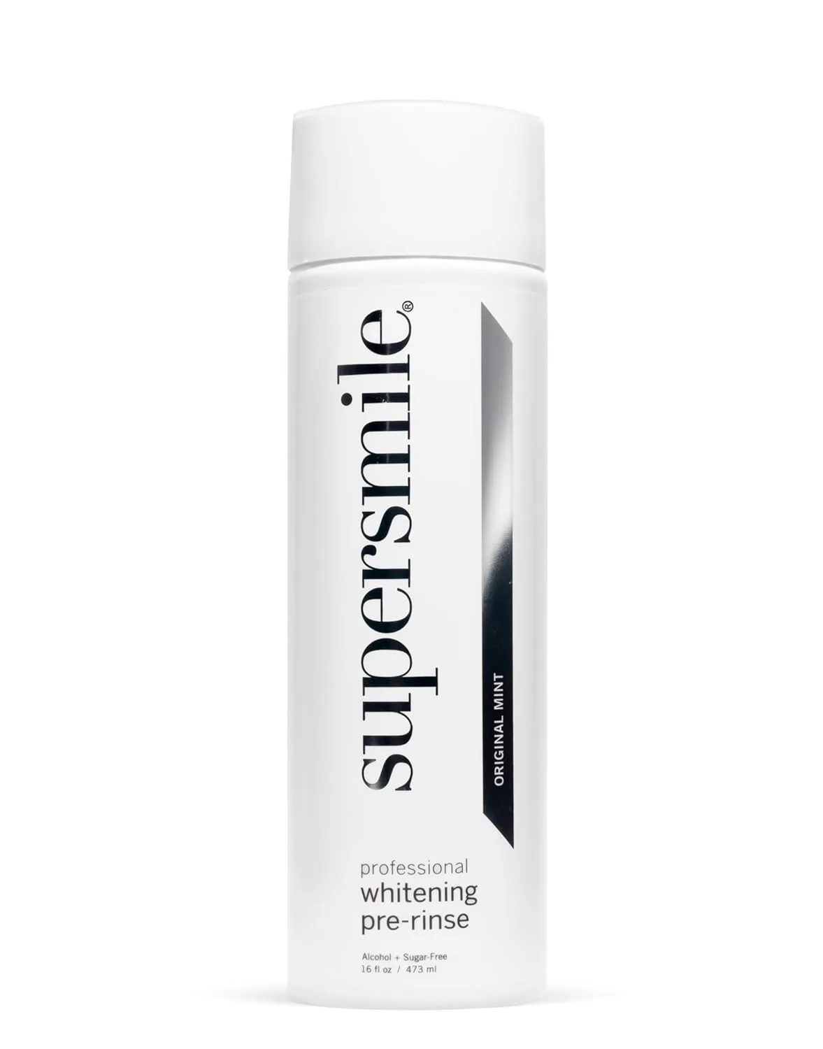 Supersmile Whitening Pre-Rinse - Clinically Formulated Pre-Brush Dental Mouthwash, Cleans and Whitens Teeth in Hard-to-Reach Places - Fresh Breath - Anti-Germicidal - Alcohol-Free (16 Fl Oz)
