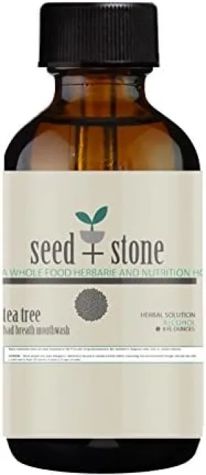 Tea Tree Bad Breath Mouthwash (Cleanse Teeth, Freshen Odor, Strengthen Gums)