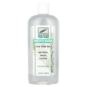 Tea Tree Therapy Tea Tree Mouthwash Alcohol Free-12 Ounce (3 Pack)