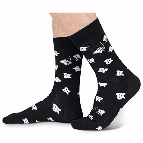 Teeth Socks, Dental Socks for Men, Dentist Appreciation Gifts, Unique Dental Student Gifts, Dental Assistant Gifts, Dental School Graduation Gifts