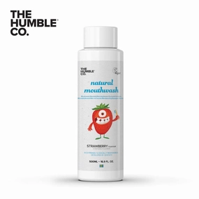 The Humble & Co. Kids Mouthwash Strawberry 500ml with Flouride