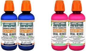 TheraBreath 24 Hour Healthy Gums Periodontist Formulated Oral Rinse, 16 Ounce (Pack of 2) 24 Hour Healthy Smile Dentist Formulated Oral Rinse, 16 Ounce (Pack of 2)