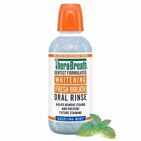 TheraBreath Whitening Mint Mouthwash - Dazzling Mint