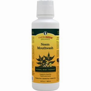 Theraneem Organix Neem Mouthwash Herbal Mint Therape 16 fl.oz
