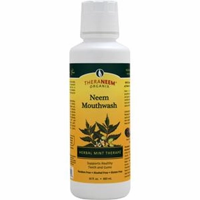 Theraneem Organix Neem Mouthwash Herbal Mint Therape 16 fl.oz
