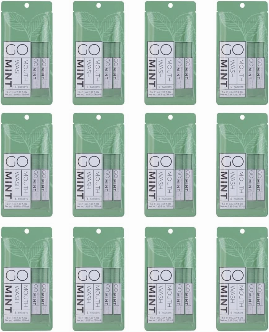 to GO mouthwash no Alcohol Formula (Mint, 60 Individual Packets)
