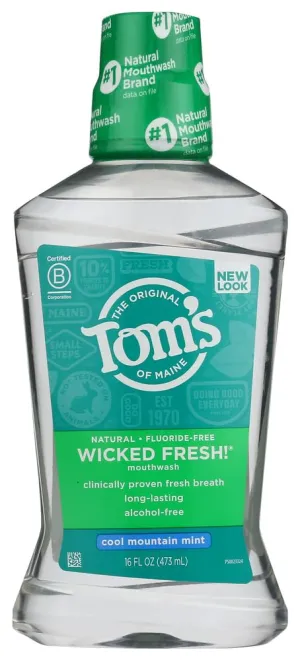 Tom's of Maine - Natural Mouthwash Wicked Fresh Cool Mountain Mint - 16 oz. ( Multi-Pack)