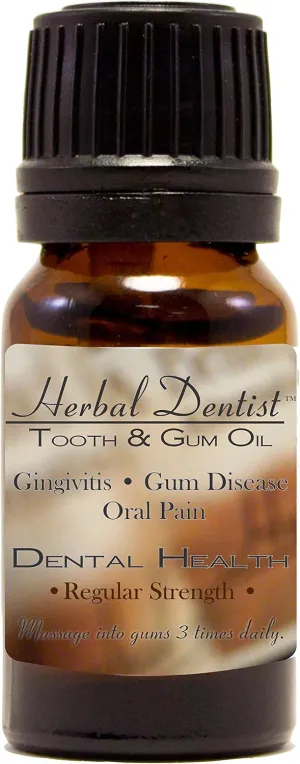 Tooth & Gum Oil - #1 Treatment for Gum Disease, Periodontal Disease, Gingivitis, Bleeding Gums, Receding Gums, Toothache, Oral Pain, Abscessed Tooth, Bad Breath