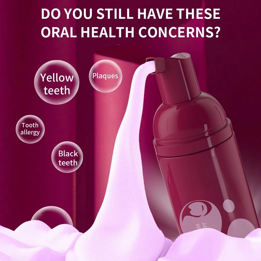 Total Care Tooth Mousse, Brushless and No Rinse Teeth Whitening Foam, Teeth Whitening Mousse Foam, Deep Cleaning Care Foaming Whitening Mouthwash for Oral Care, Gum Health, Fresh Breath