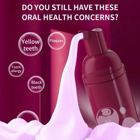 Total Care Tooth Mousse, Brushless and No Rinse Teeth Whitening Foam, Teeth Whitening Mousse Foam, Deep Cleaning Care Foaming Whitening Mouthwash for Oral Care, Gum Health, Fresh Breath