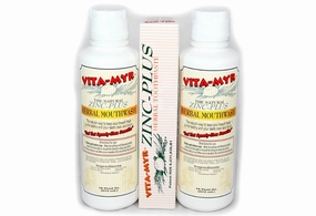 Vitamyr Family Package # 2B with 1 ea 4 oz. Vitamyr Original Toothpaste & 2 ea 16 OZ Vitamyr Natural Mouthwash.